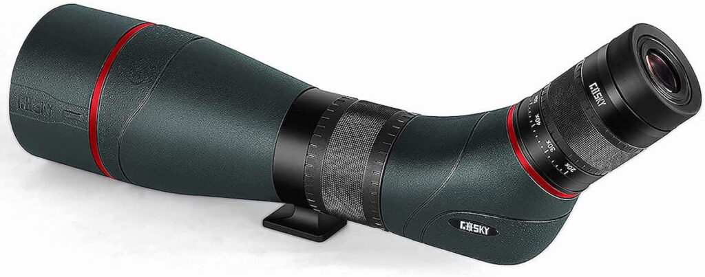 Das Gosky Spektiv ED 20-60x85mm mit Schrägeinblick.
